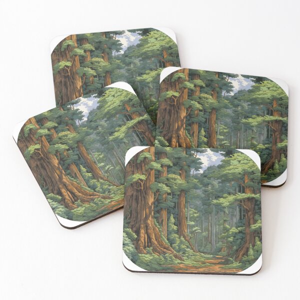 Item preview, A Dense Beech Forest in the South Island - Vintage New Zealand  designed and sold by GVRDesign.