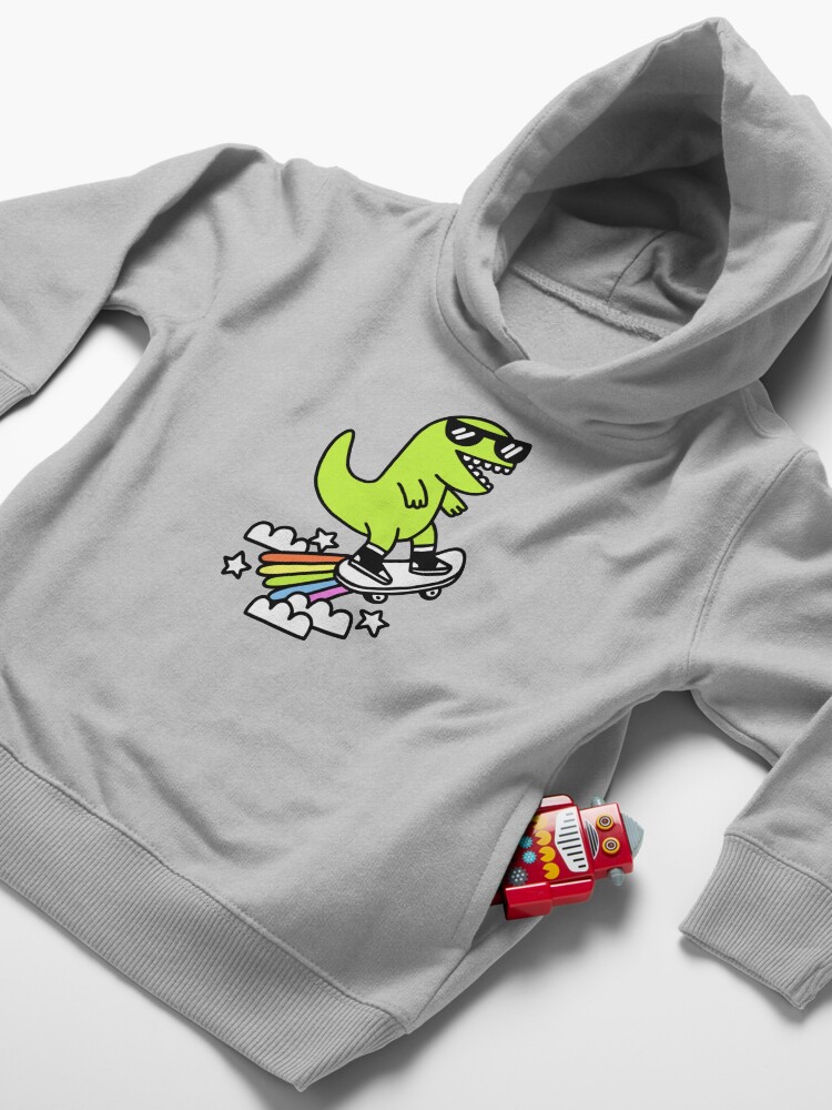 Thumbnail 4 of 5, Toddler Pullover Hoodie, Rad Rex designed and sold by obinsun.