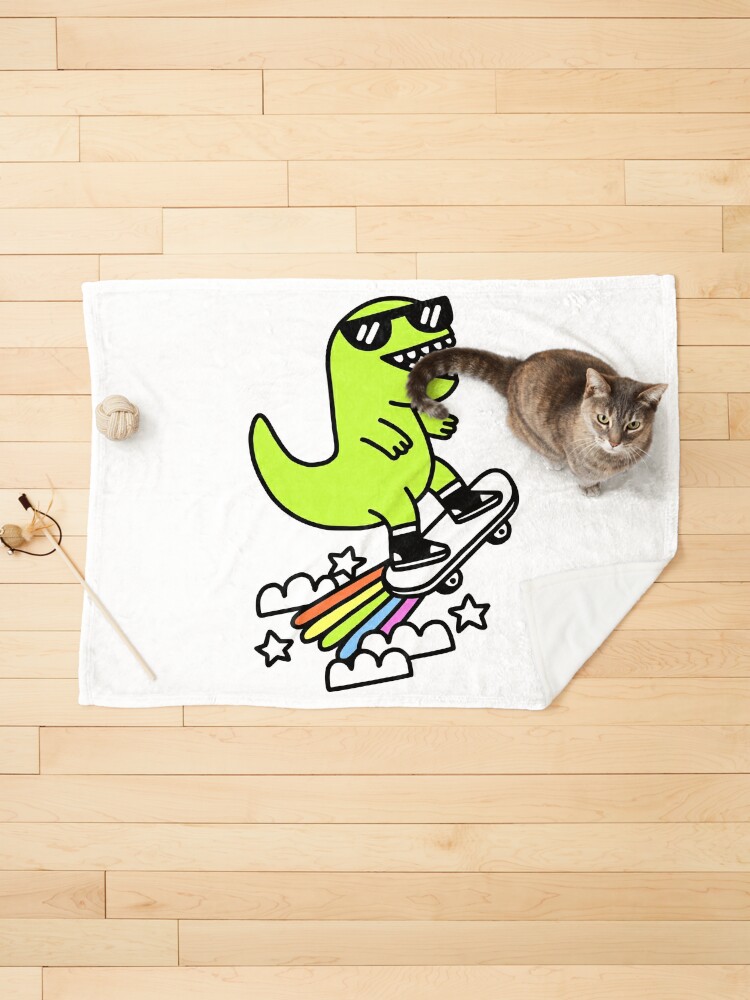 Thumbnail 1 of 6, Pet Blanket, Rad Rex designed and sold by obinsun.