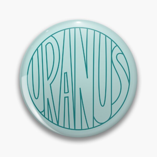 Item preview, Turquoise outlined Uranus designed and sold by 3RingsSaturn.