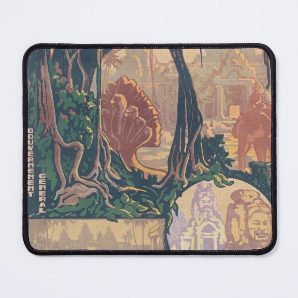 Item preview, Indochine Vintage Travel Poster designed and sold by vintagevivian.