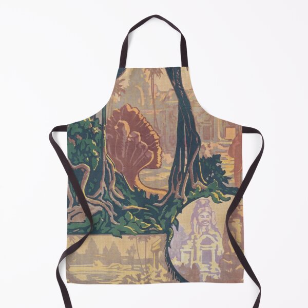 Item preview, Indochine Vintage Travel Poster designed and sold by vintagevivian.