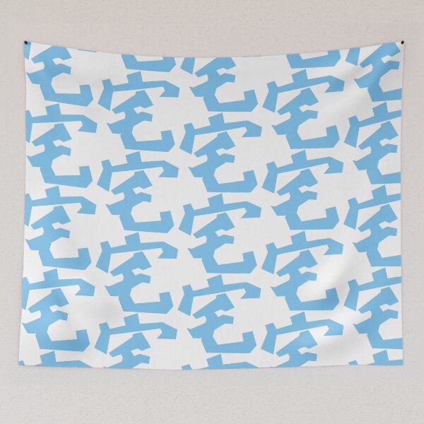Item preview, 宅 Zhai in Blue Word. I love Otaku.  designed and sold by Moyanana.