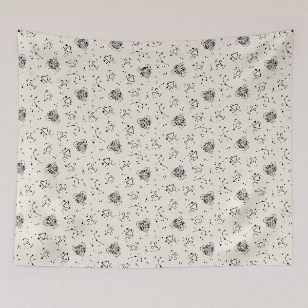 Item preview, Celestial Aries Pattern - cream designed and sold by Courtney Nicholls.