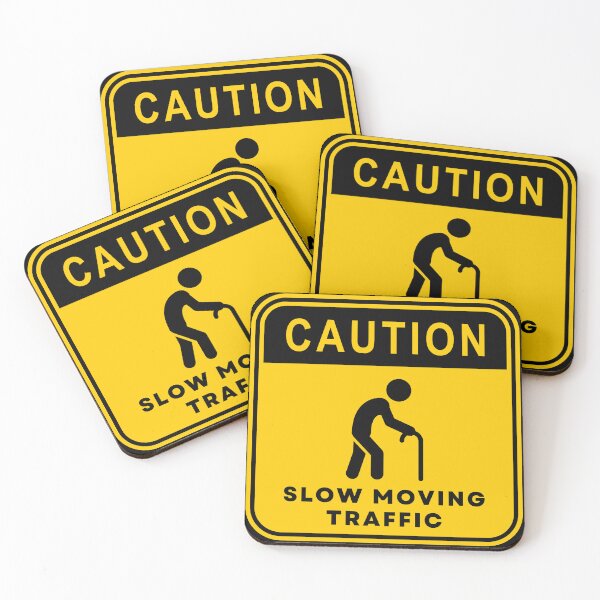 Item preview, Caution Slow Moving Traffic 01 designed and sold by RakentStudios.