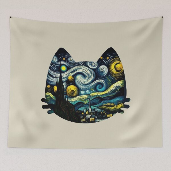 Item preview, Van gogh Cat  designed and sold by Vangoholic.
