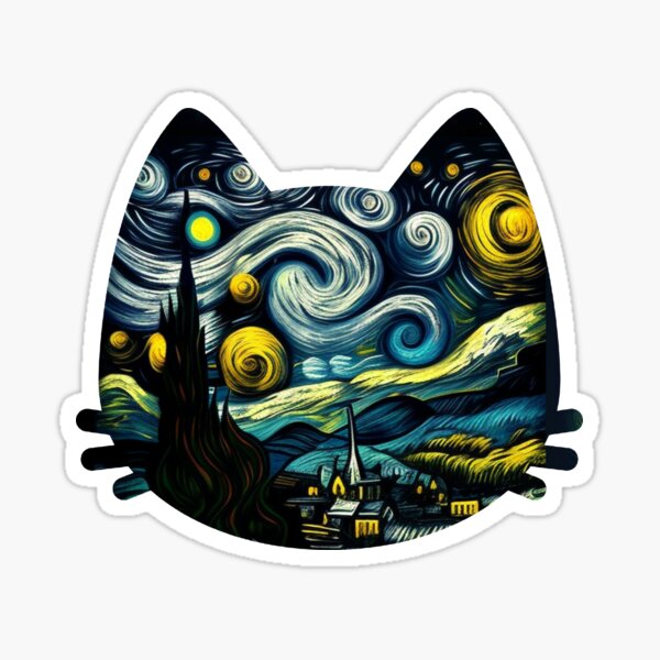 Item preview, Van gogh Cat  designed and sold by Vangoholic.