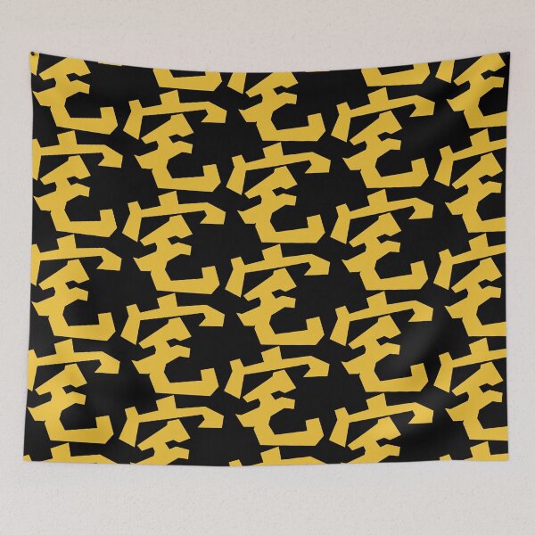 Item preview, 宅 Zhai in Yellow Word Black Background. I love Otaku.  designed and sold by Moyanana.