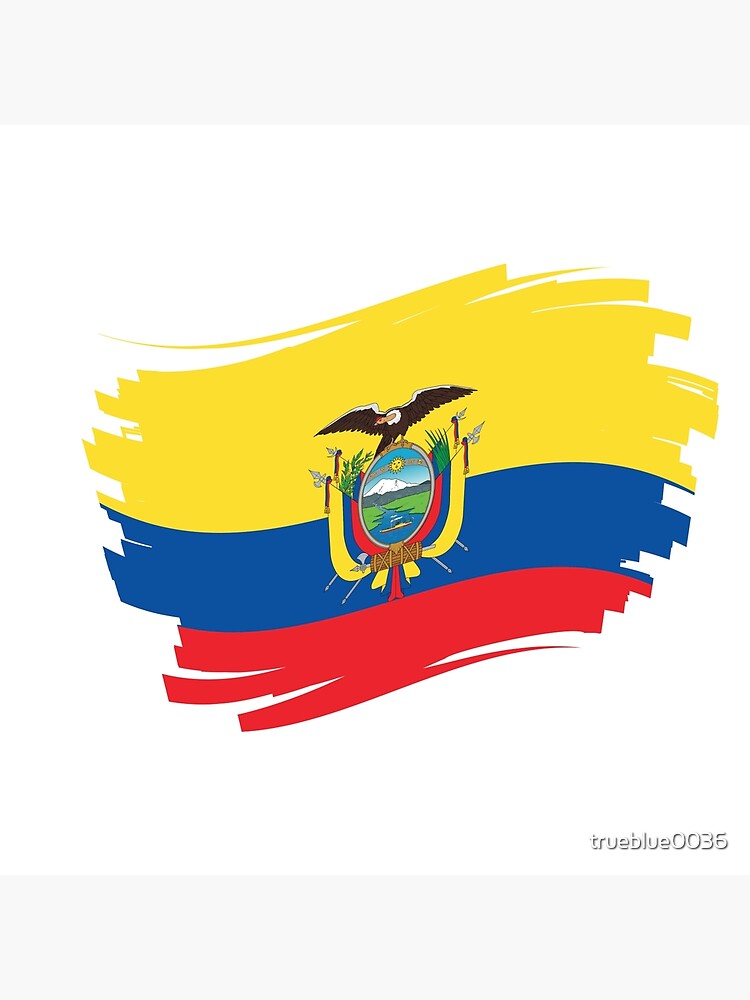 Thumbnail 2 of 2, Art Board Print, Ecuador Flag, Ecuador Strong, Ecuador  Pride, Ecuador  Flag waving, Proud to be Ecuadorian, Support Ecuador , Ecuador Strong, Ecuador  Art, Ecuador patriotic Flag designed and sold by trueblue0036.