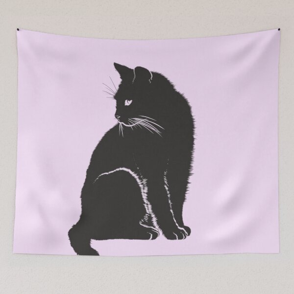 Artikelvorschau, Katze-Schatten-Schattenbild-schwarzes Tier entworfen und verkauft von GLORY-LIFE.