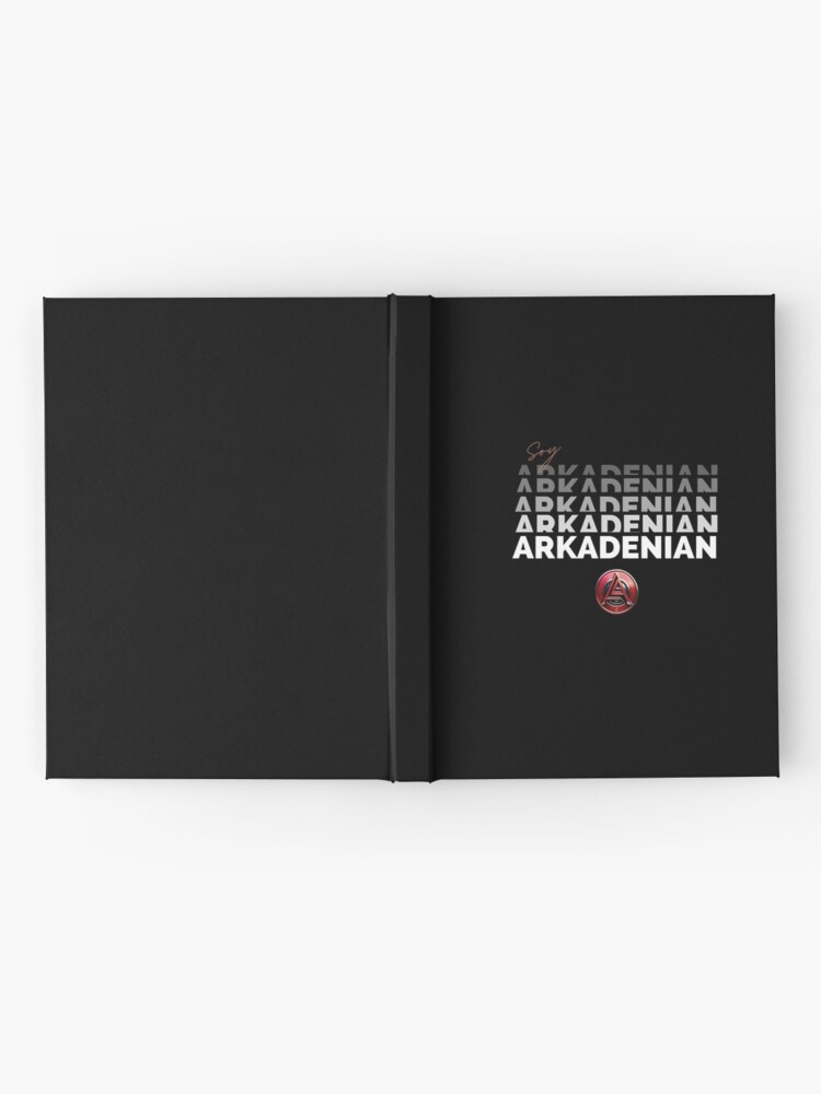 Imagen 2 de 3, Cuaderno de tapa dura con la obra soy Arkadenian, diseñada y vendida por SaraPanacea.