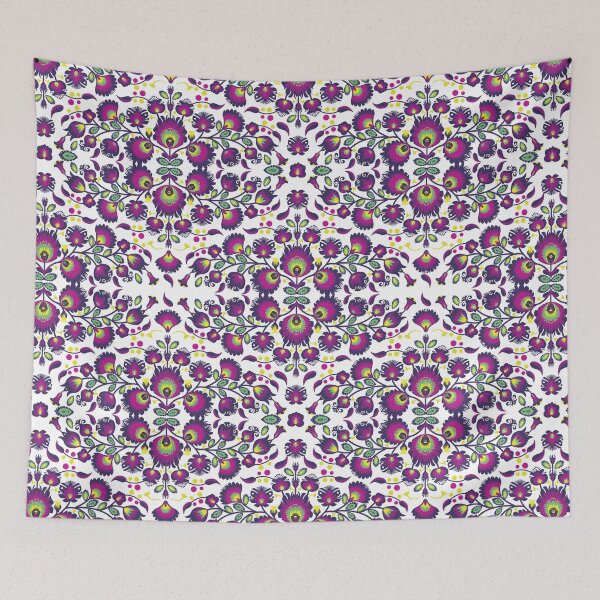 Item preview, Purple folklore Wycinanki designed and sold by FK-UK.