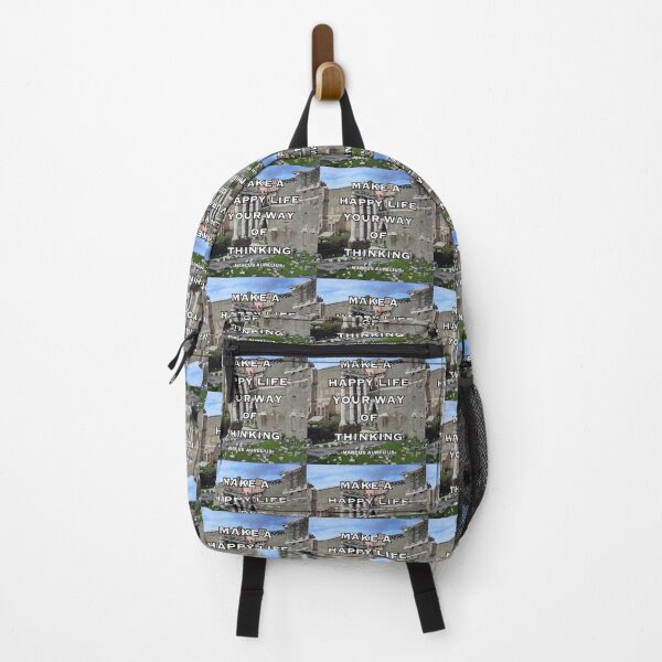 Item preview, Make A Happy Life Your Way Of Thinking Marcus Aurelius Quote Roman Forum Photograph designed and sold by Quote Gallery.