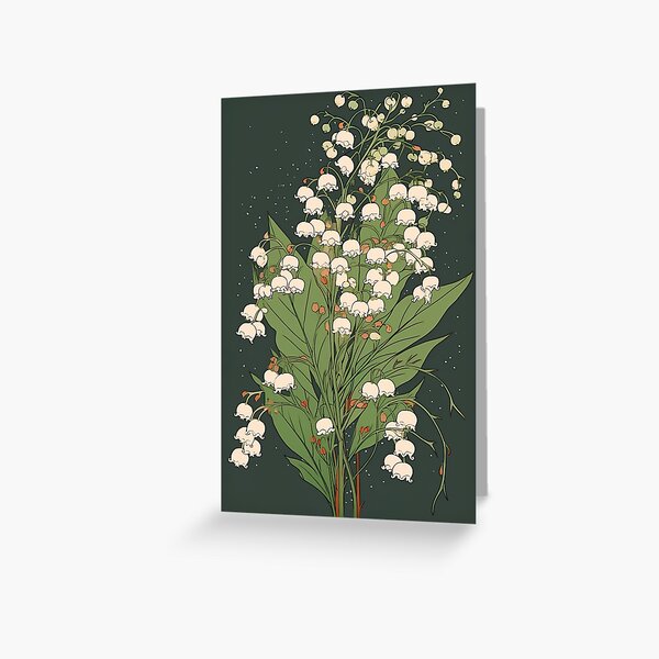 Item preview, Lily of the Valley - May Birth Flower designed and sold by GingerSilkShop.
