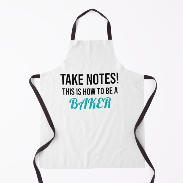 Item preview, Take Notes! This is How to be Baker designed and sold by TextEccentrics.
