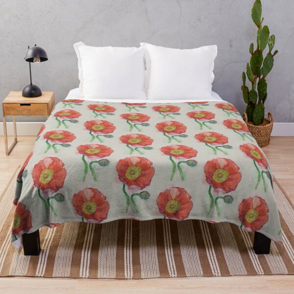 Item preview, Romantic Watercolor Poppy designed and sold by Sproutopia-Art.