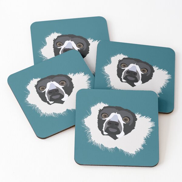 Item preview, Silly black and white ruffed lemur designed and sold by DKBCreations.