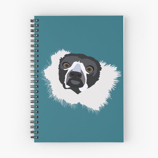 Item preview, Silly black and white ruffed lemur designed and sold by DKBCreations.