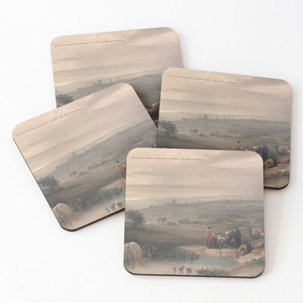 Item preview, Jerusalem from the North-1839 - Vintage Drawing By David Roberts designed and sold by Hurriyyatee.