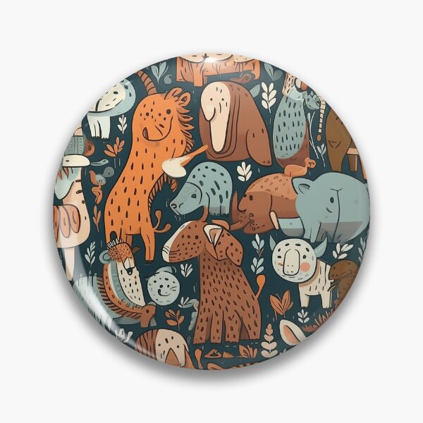 Item preview, Cartoon Animal Pattern designed and sold by journeyengine.