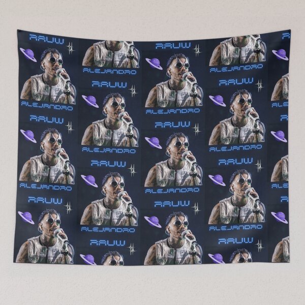 Item preview, Rauw Alejandro Saturno Blue designed and sold by claudiamalonso.