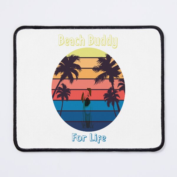 Item preview, Beach Buddy For Life : Summer Vacation Beach, Summer Vacation Shingle Beach,  Summer Vacation Sand, Summer Shore Pet, Summer Ocean Dog  designed and sold by Lea bolo.