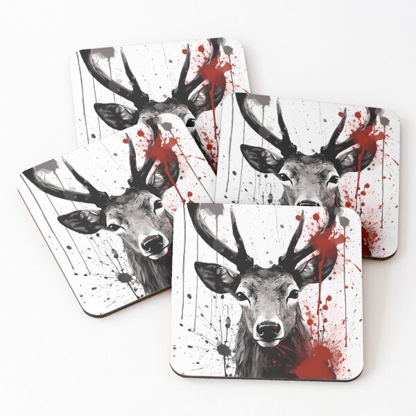 Item preview, Sika Deer Ink Painting designed and sold by TortillaChief.