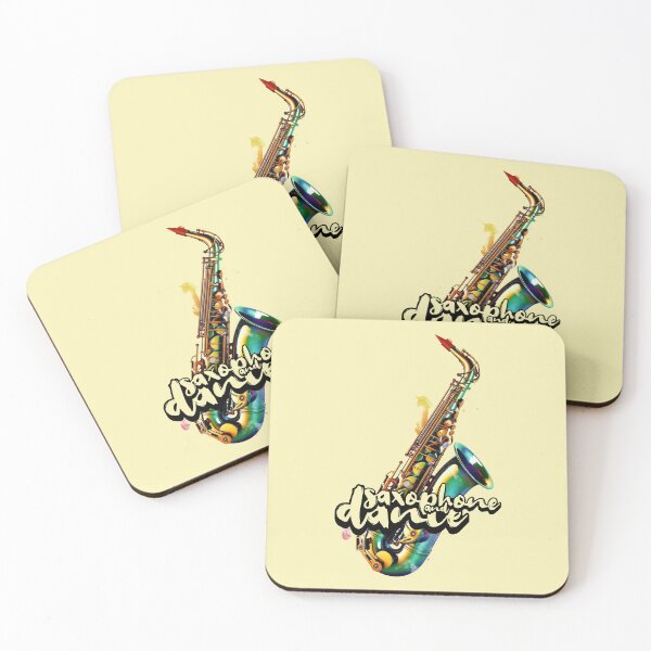 Item preview, saxophone and dance sax 'n' dance watercolor jazz designed and sold by AviationArtists.