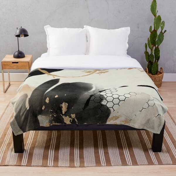 Item preview, Resumen moderno de oro negro designed and sold by Sheila Wenzel Ganny.