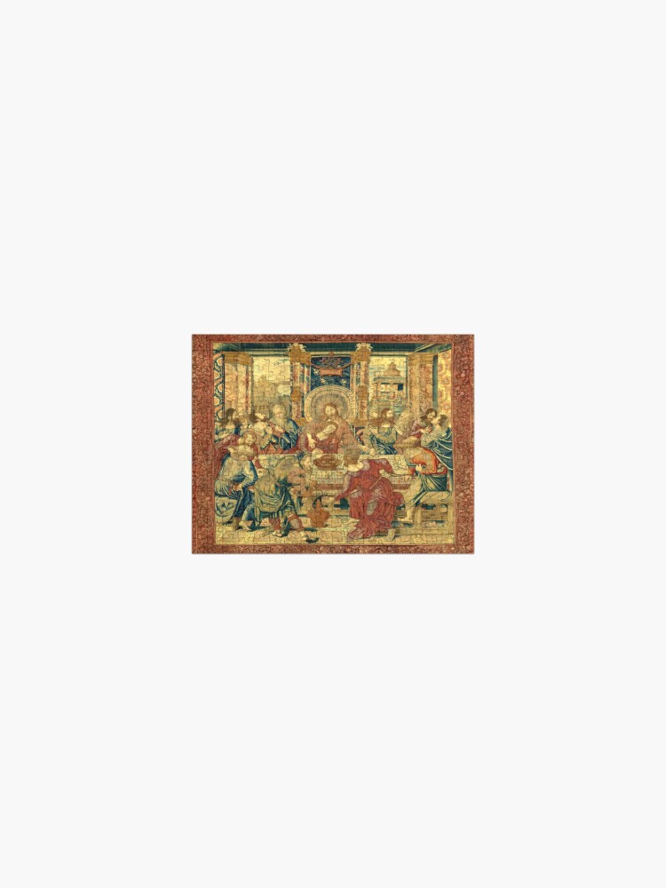 Leonardo da Vinci - The Last Supper, Da Vinci Religious Art Jigsaw  Puzzle for Sale by Gascondi