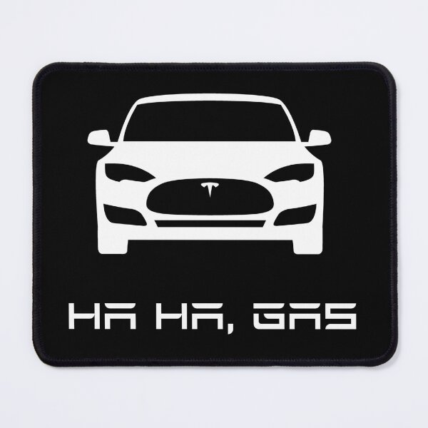 Item preview, Tesla Electric Car - Ha Ha Gas designed and sold by WigOutlet.