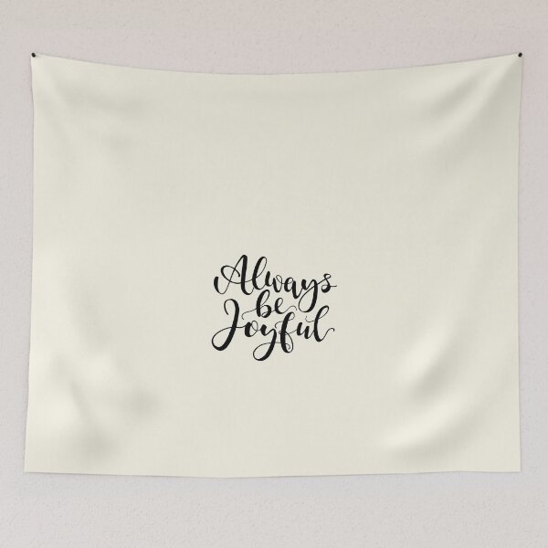 Item preview, Be Joyful - 1 Thessalonians 5:16 - Black designed and sold by amazingjoy.