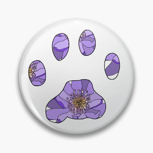 Item preview, Purple lily cat paw  designed and sold by Encie-Designs.