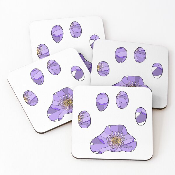 Item preview, Purple lily cat paw  designed and sold by Encie-Designs.