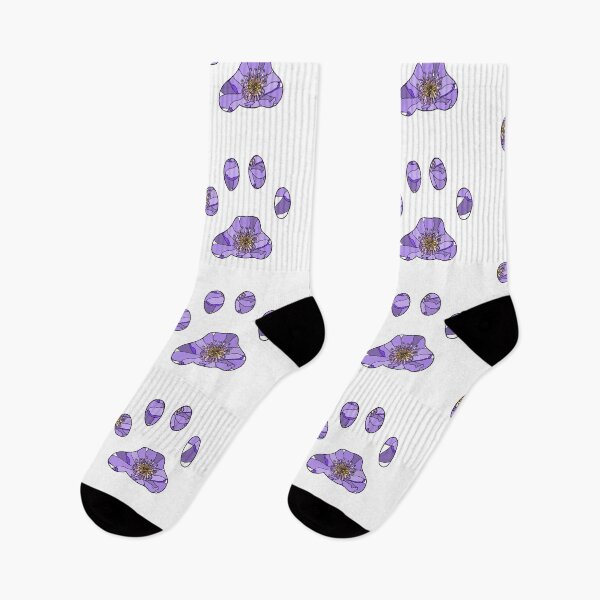 Item preview, Purple lily cat paw  designed and sold by Encie-Designs.