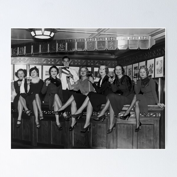 Item preview, 7 Ladies Celebrate End of PROHIBITION 1933 designed and sold by Daniel Hagerman.
