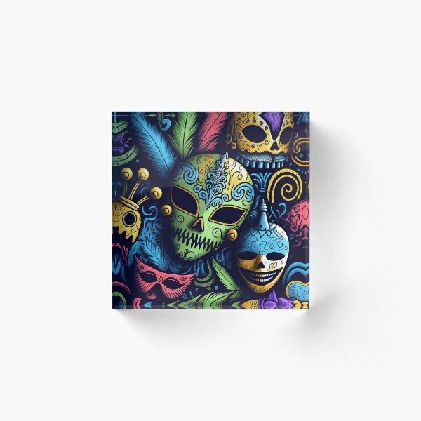 Item preview, 3D Mardi Gras T-Shirt: Celebrate in Style with Our Bold and Vibrant Designs! designed and sold by AcenArt3D.