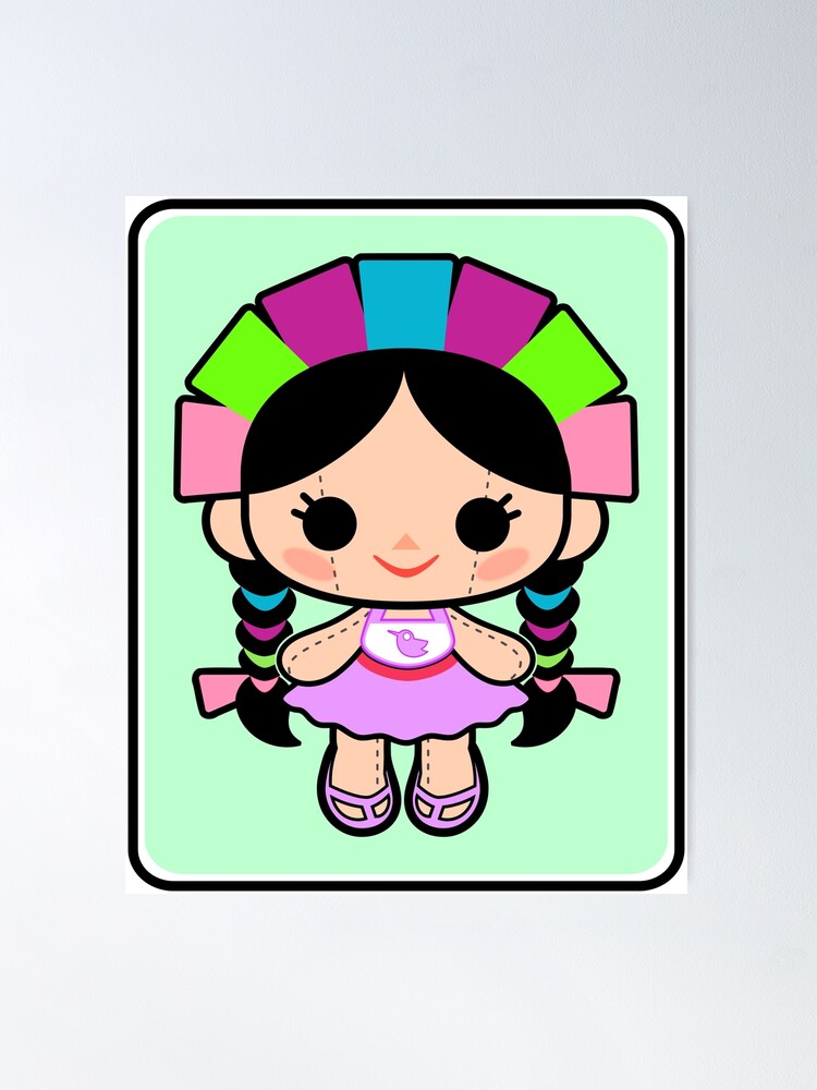Mexican Maria Doll Poster for Sale by shpunkymonkey Redbubble