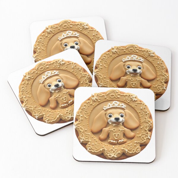 Item preview, Tasty dachshund cookie designed and sold by SheepAttack.