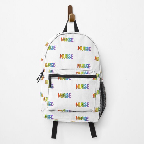 Item preview, Colorful Rainbow Gradient “Nurse” Design designed and sold by SidderBug Designs.