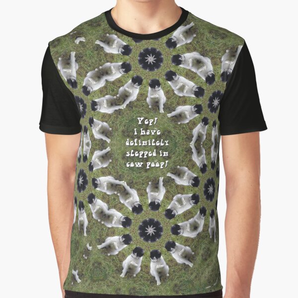 Cow Poop Graphic T-Shirt