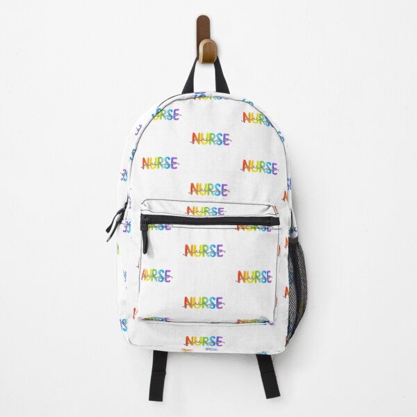 Item preview, Colorful Rainbow Gradient “Nurse” Design designed and sold by SidderBug Designs.