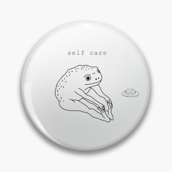 Item preview,  Self Care Frog  with a Donut designed and sold by minstore.