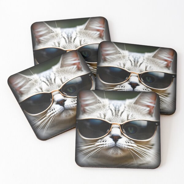 Item preview, Cat with sunglasses designed and sold by Cascio311.
