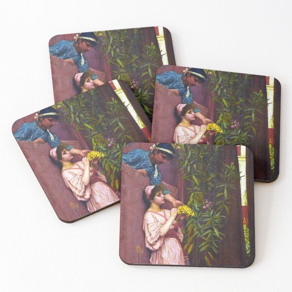 Item preview, The Courtship - John William Waterhouse designed and sold by forgottenbeauty.