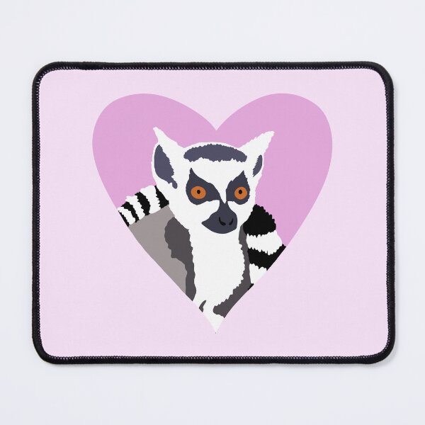 Item preview, Ring tailed lemur heart designed and sold by DKBCreations.