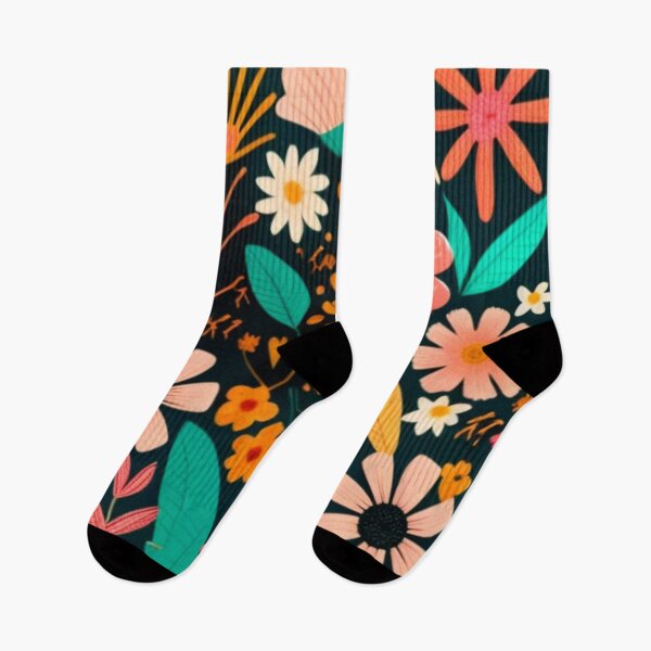 Artikelvorschau, Fröhliches, einfaches, fröhliches, süßes Blumencollagenmuster von Brandon Cable entworfen und verkauft von BrandonArtWorld.