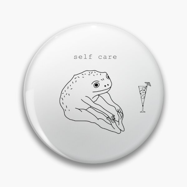 Item preview, Self Care Frog  Drinking a Cocktail designed and sold by minstore.