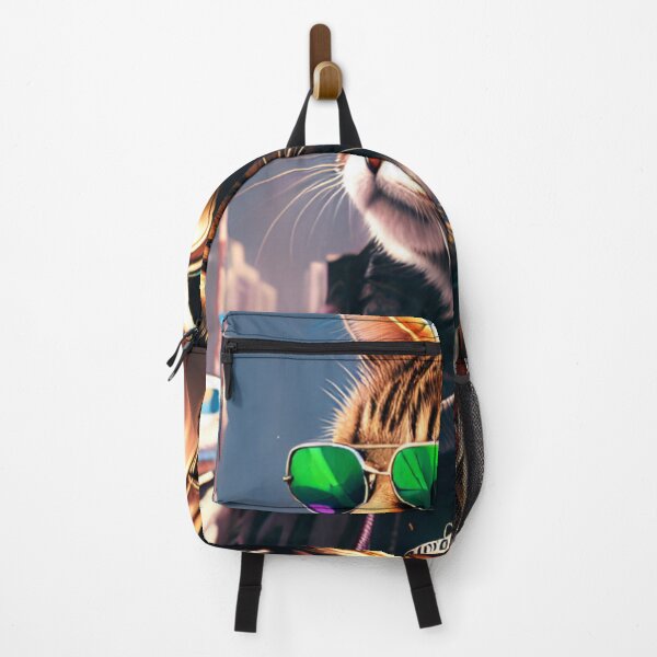 Item preview, A.I. Generated cool cat with headphones designed and sold by ASABOVESOBELOW3.