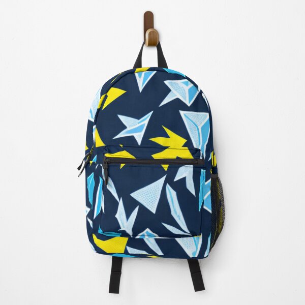 Item preview, contiuous abstract pattern of yellow and icy blue triangles. designed and sold by Gary Gable.